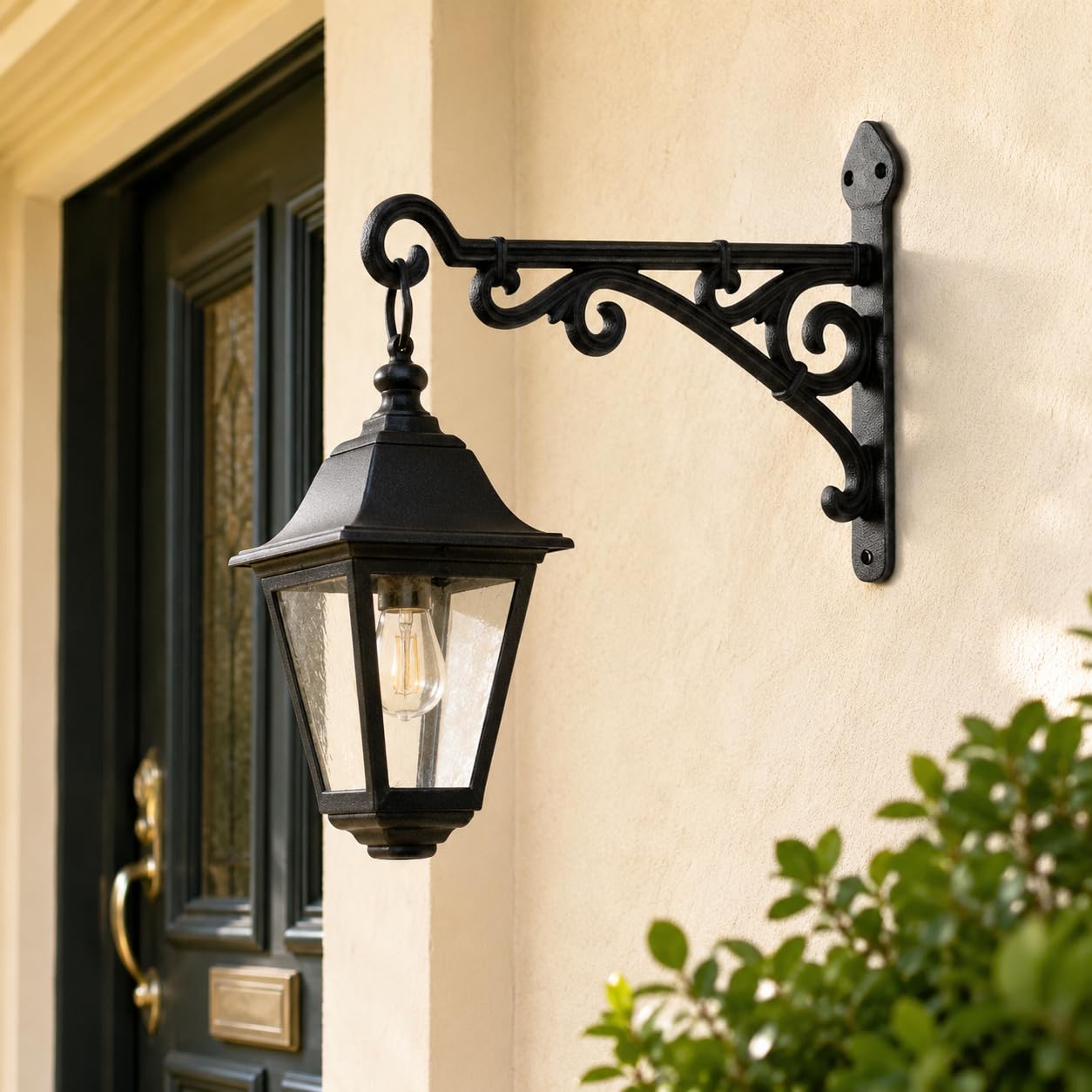 Comfy Hour Cast Iron Wall Mount Bracket - Primitive, Brown