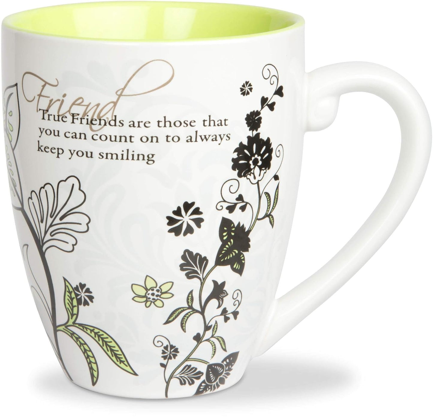 Pavilion Mark My Words Friends Mug, 4-3/4 Inch, 20-Ounce Capacity