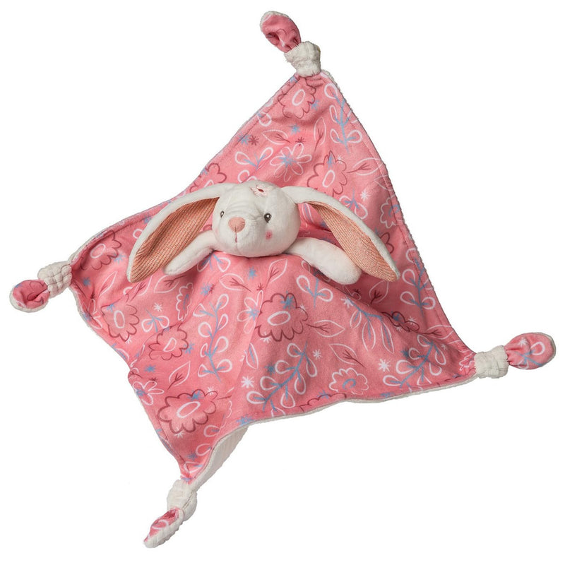 Mary Meyer Stuffed Animal Lovey Security Blanket, 13 x 13-Inches, Bella Bunny
