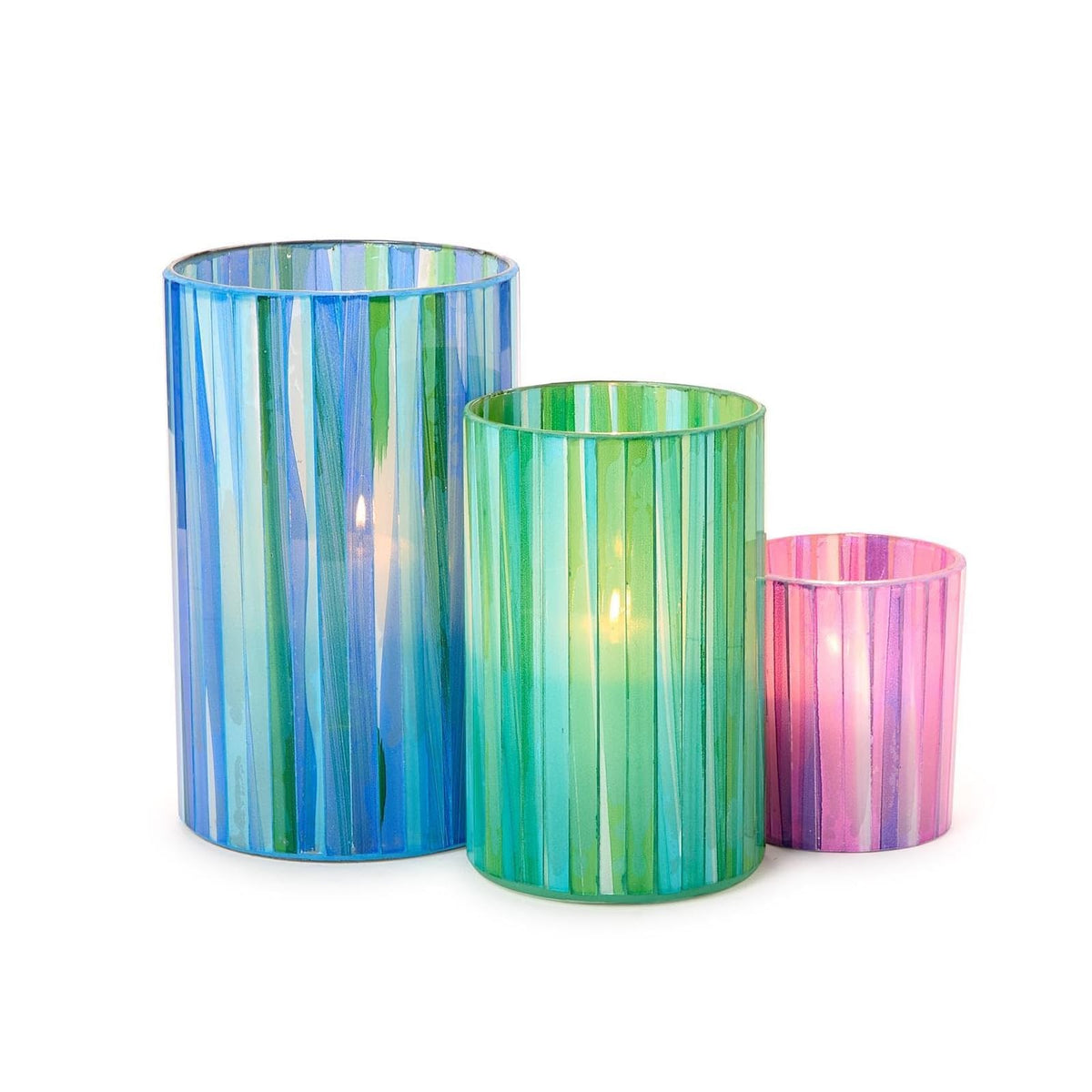 Two's Company Candle Holder, Multicolor