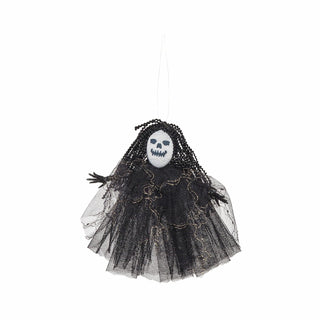GALLERIE II Hanging Ornament, 8"H x 1.5"L(Depth) x 6"W, Black