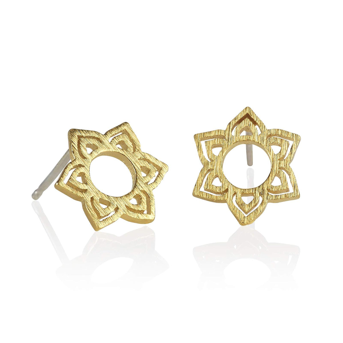 namana Earring, Gold, Stud