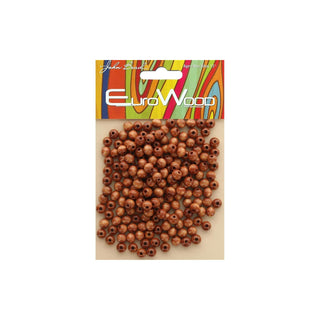 John Bead Craft Bead, 6mm, Light Brown