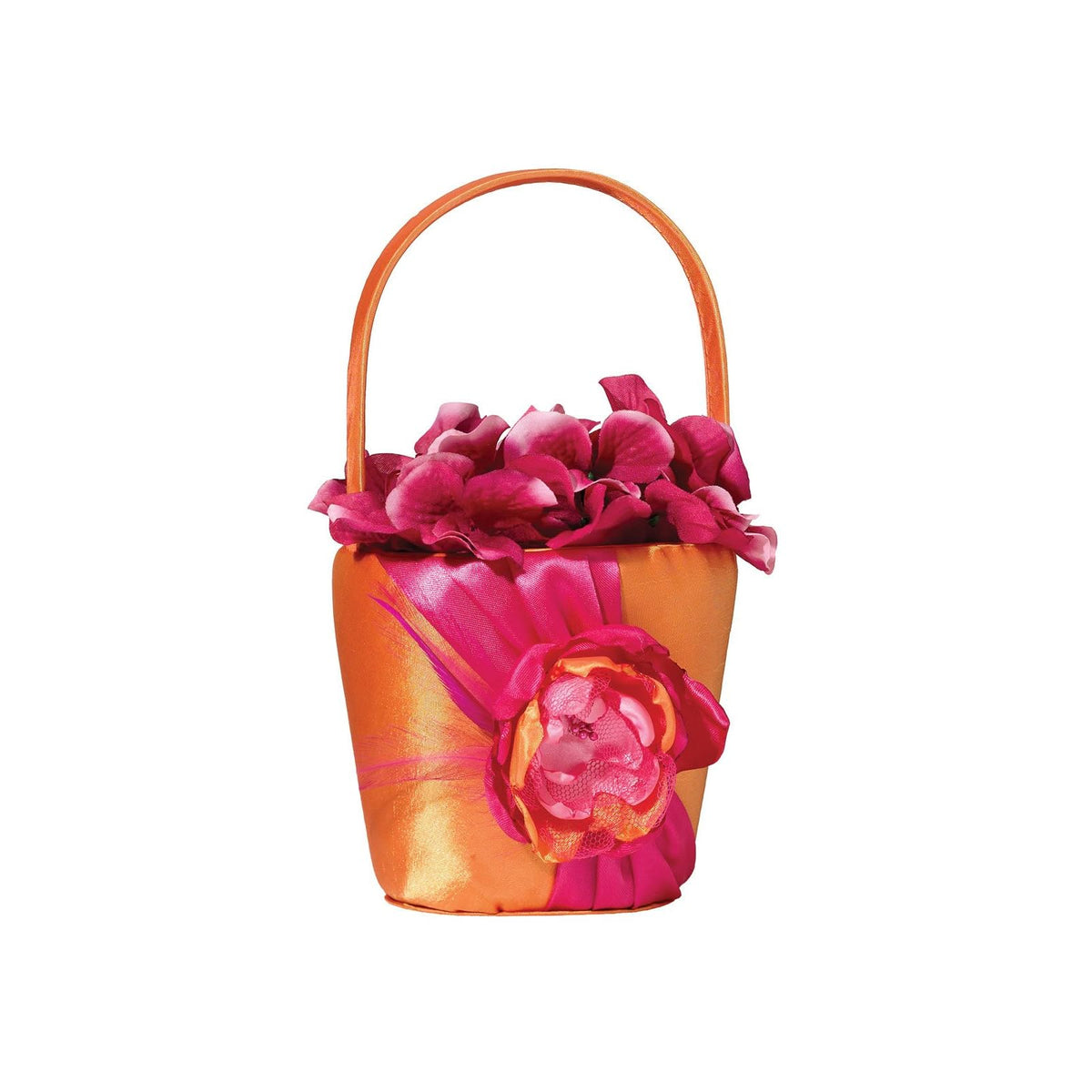 Lillian Rose Basket, 7.75", Pink