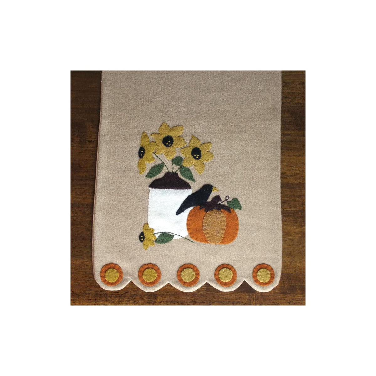 Home Collection by Raghu Table Runner, One Size, Nutmeg