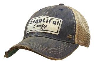 VINTAGE LIFE Hat, Navy Blue, Trucker Hat