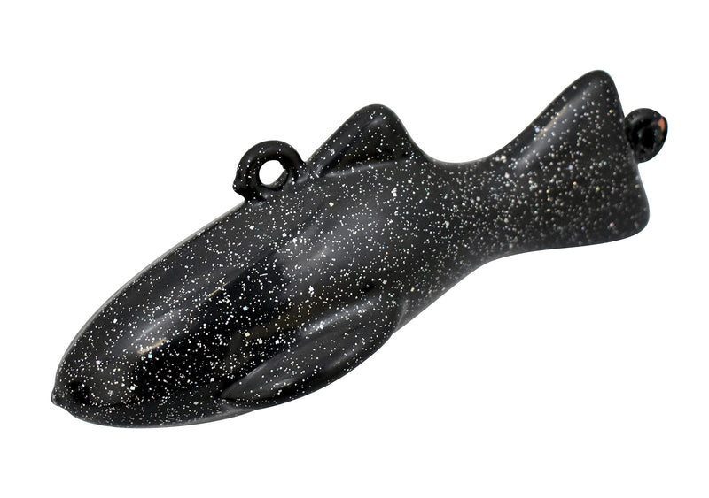 MagBay Lures 100% USA Made Downrigger Weights Heavy Dredge Fish Weight - Vinyl or uncoated (Black, 15lb)