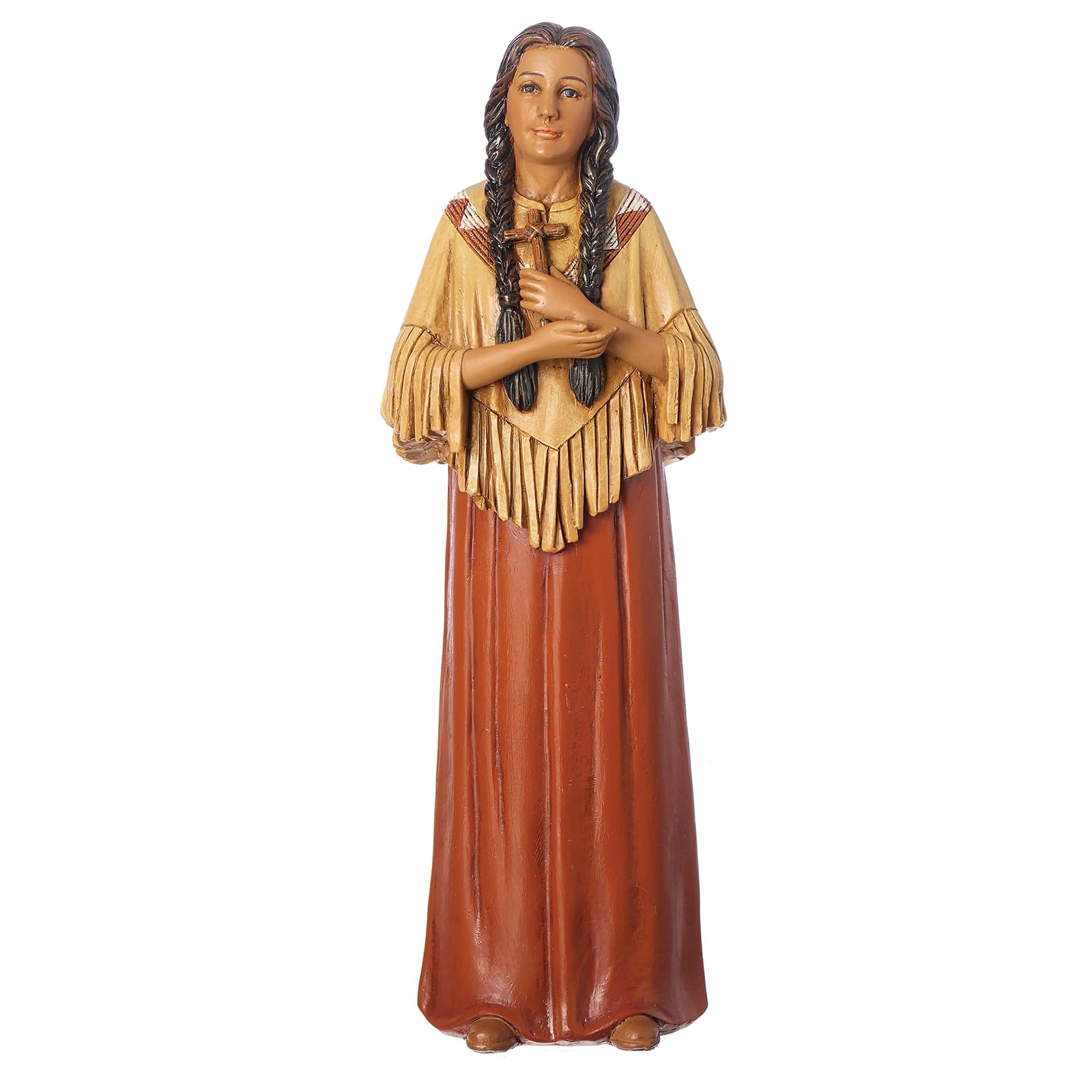 Roman Joseph's Studio Saint Kateri Tekakwitha 6 Inch Statue