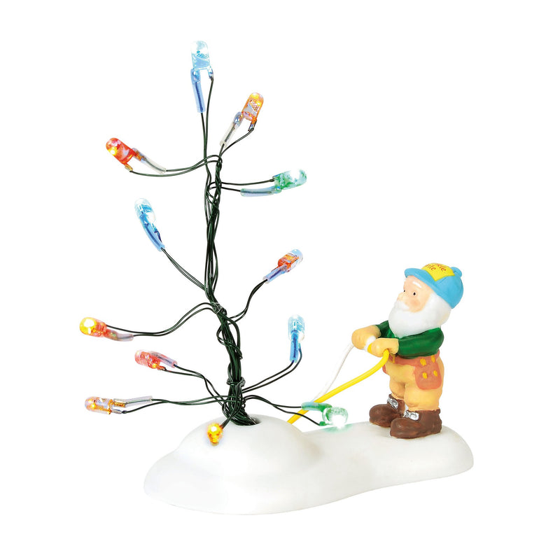 *Department 56 North Pole Village Series Accessories Testing The Twinkle Lit Figurine, 1.75", Multicolor