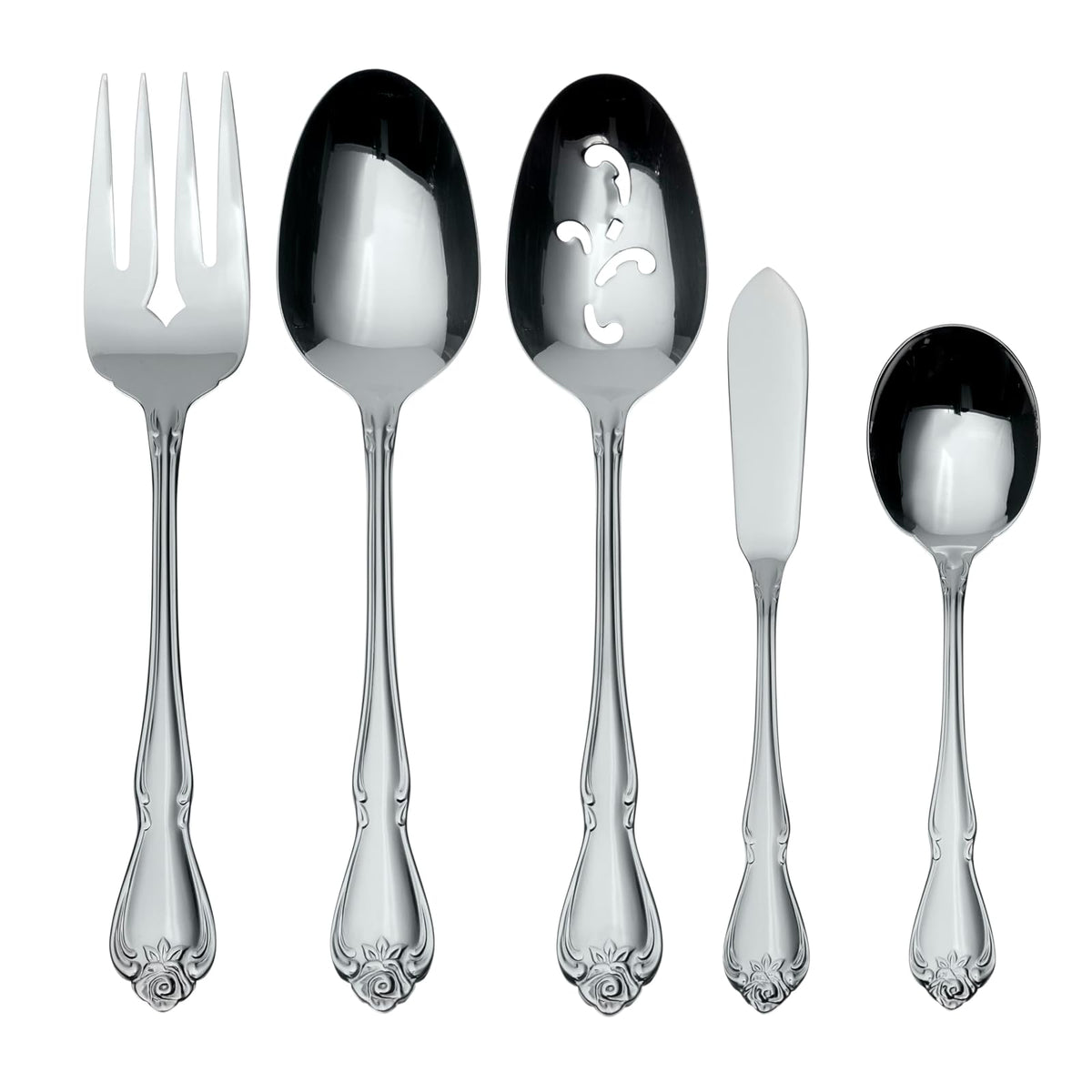 Oneida Spoon, 5 Piece Set, Silverware Set