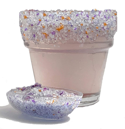 Ultimate Baker Snowy River Halloween Cocktail Salt - Naturally Colored Margarita Salt, Margarita Rimmer, Beverage Rimmer, Cocktail Rimming Salt, Decorative Salt, Kosher (4oz Bag)