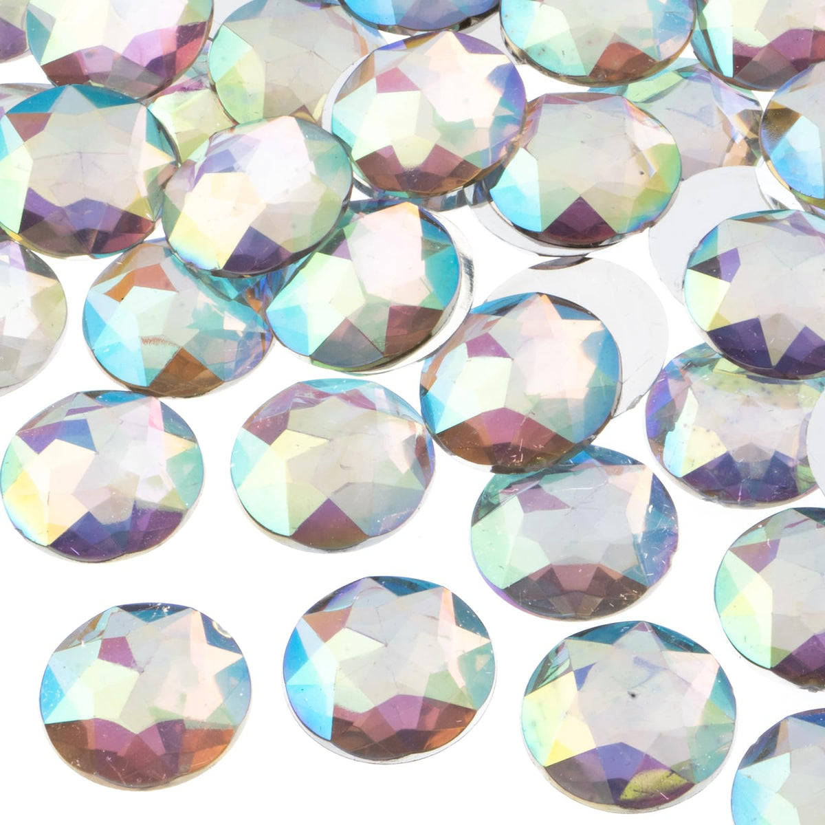 John Bead Craft Bead, 20mm, Crystal AB