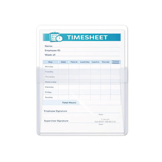 C-Line File Folder, 8-1/2 x 11, Clear
