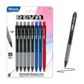 BAZIC PRODUCTS Writing Instrument, 1 Count (Pack of 8), Black