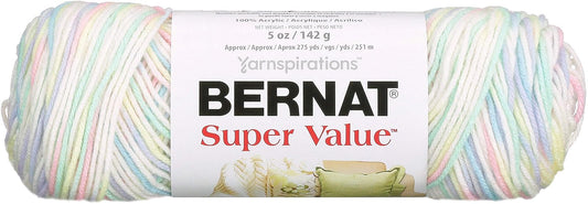 Spinrite Yarns (CA) Bernat SUPER VALUE Yarn, 1 - Pack, Twinkle Ombre