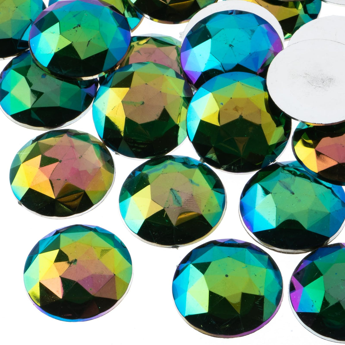 John Bead Craft Bead, 25mm, Green AB