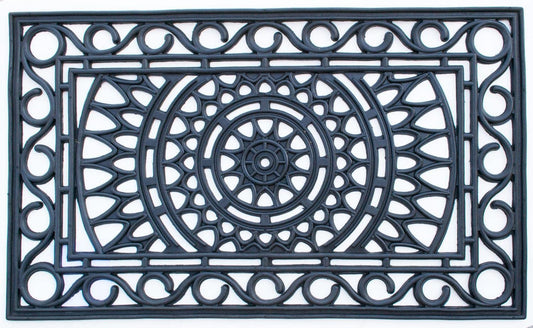 Imports Decor Rubber Doormat, Sunrise, 18-Inch by 30-Inch