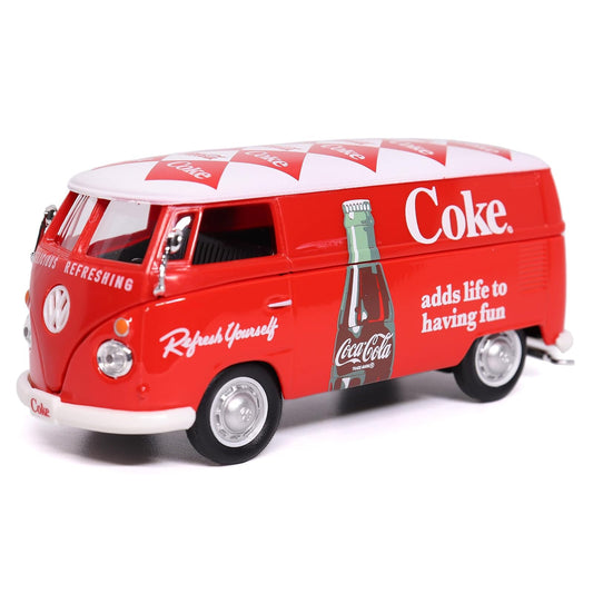 Motor City Classics 1:43 Scale 1962 VW Cargo Van Red/White