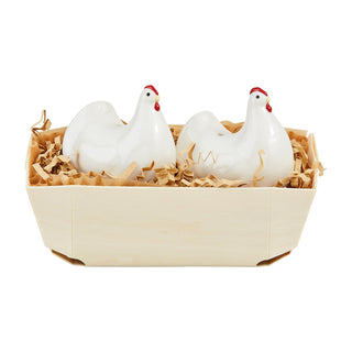 Mud Pie Food Shaker, 2 3/4" x 2 1/2", Cream