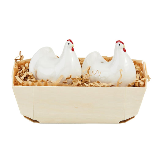 Mud Pie Food Shaker, 2 3/4" x 2 1/2", Cream