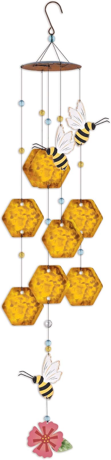 Sunset Vista Designs 93650 Wind Chime (Honey Bee, 31-inch Height)