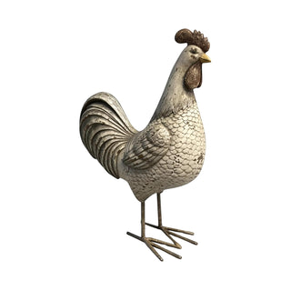 Comfy Hour 10.4 Inch Rooster Kitchen Decor Statue, Chicken Figurine, Rustic