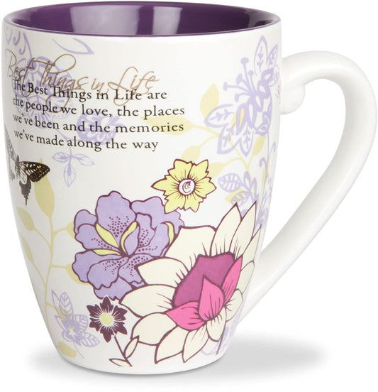 Pavilion Mark My Words The Best Things in Life Mug 20-Ounce 4-3/4-Inch