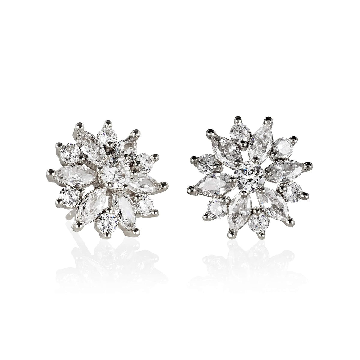 ZAVANA Earring, 14 millimeters, Silver/Design 1