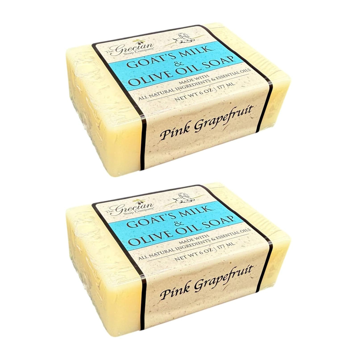 The Grecian Soap Company Skin Cleaning Agent, 6 Ounce (Pack of 2), 6 Ounce (Pack