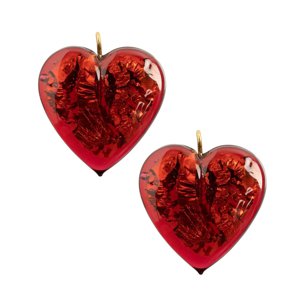 John Bead Charm, 26mm, Red