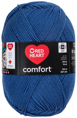Red Heart Yarn, 4 (Medium), Indigo