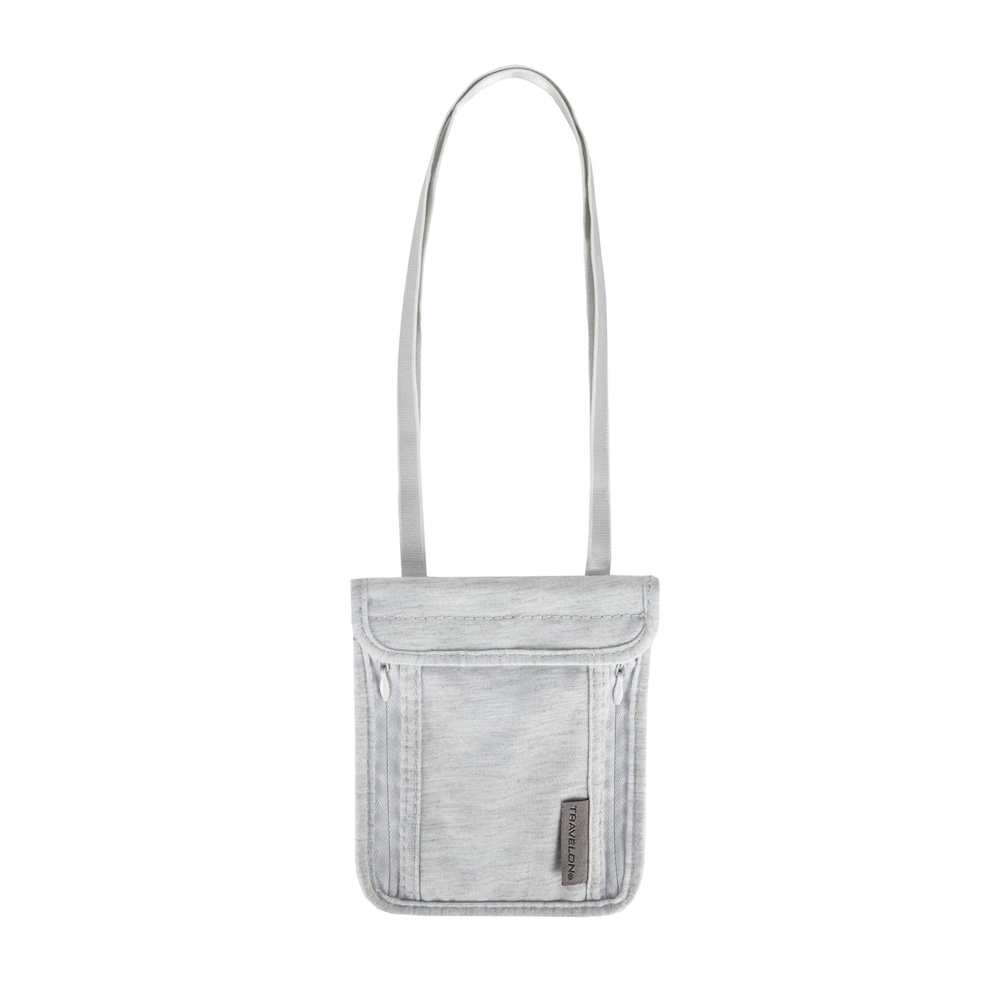 Travelon Neck Pouch, Undergarment Passport Holder, Gray
