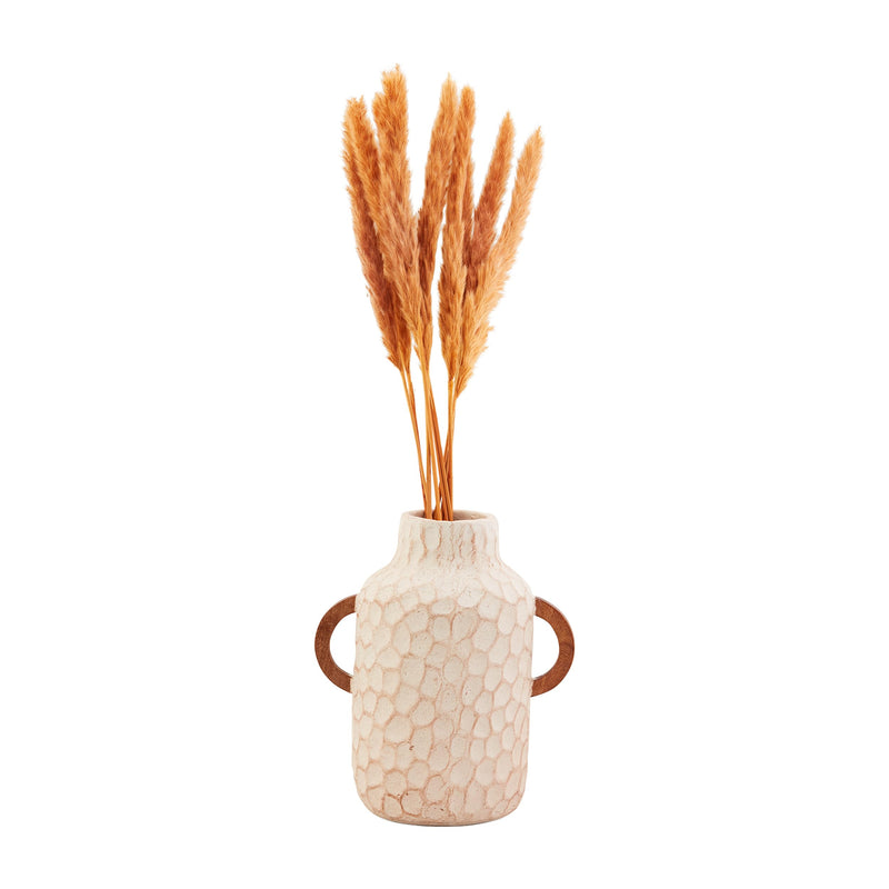 Mud Pie Eco Mix Dotted Vase; 10 1/2" x 8" Dia