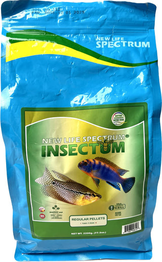 New Life Spectrum Insectum Fish Food Regular Bag 2200g.