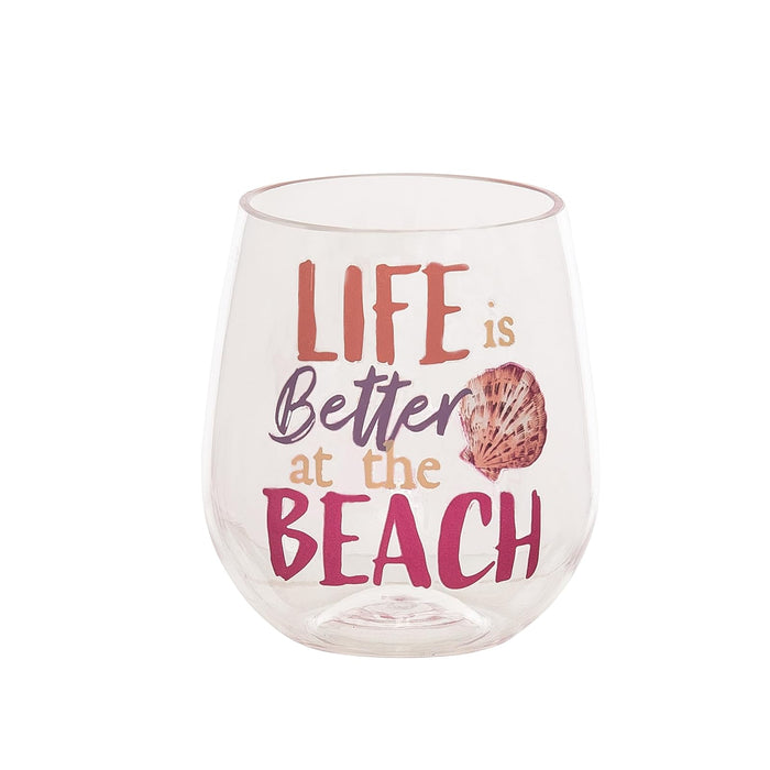 Beachcombers Drinking Cup, 3.54inLx3.54inWx4.13in, Red
