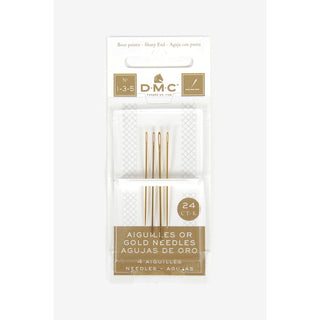 DMC Hand Sewing Needle, Size 1/3/5, Gold