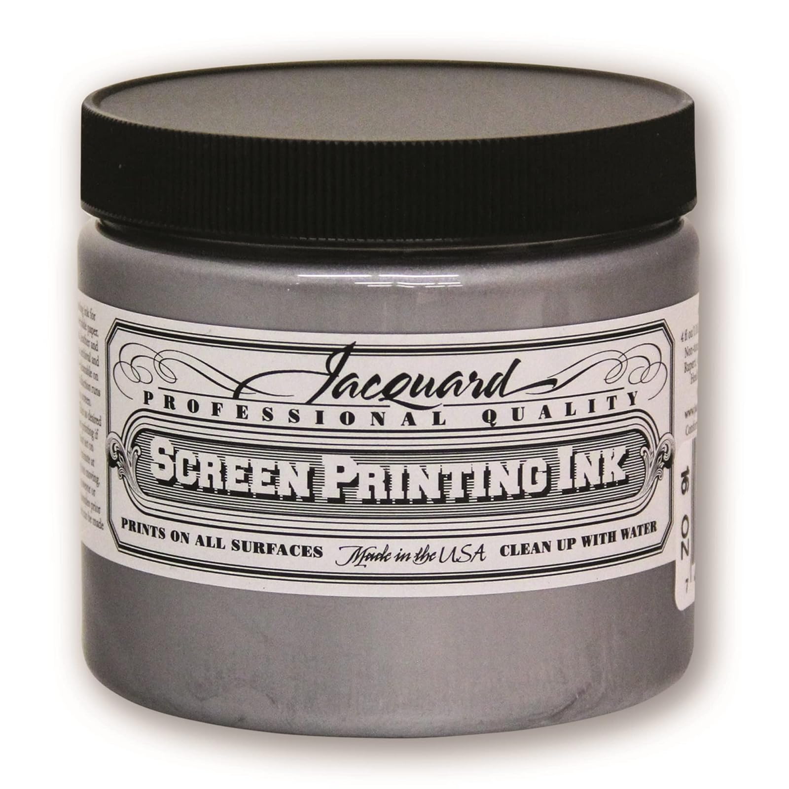 Jacquard, 16 oz, Silver Professional Screen Printing Ink