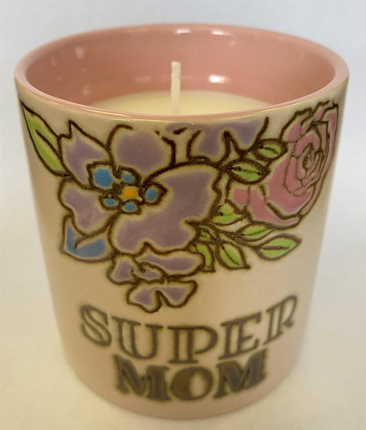 Blue Sky Clayworks Jenny Stoneware 8 Oz Soy Candle, Front Porch Memoriesya Fragrance, Home Fragrance Accessories