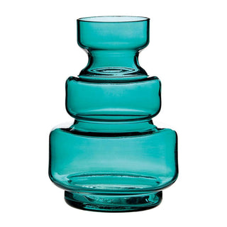 47th & Main Vase, 4"Dia x 6"H, Bayou Blue