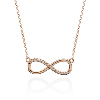 namana Necklace, 16 inches, Rose Gold