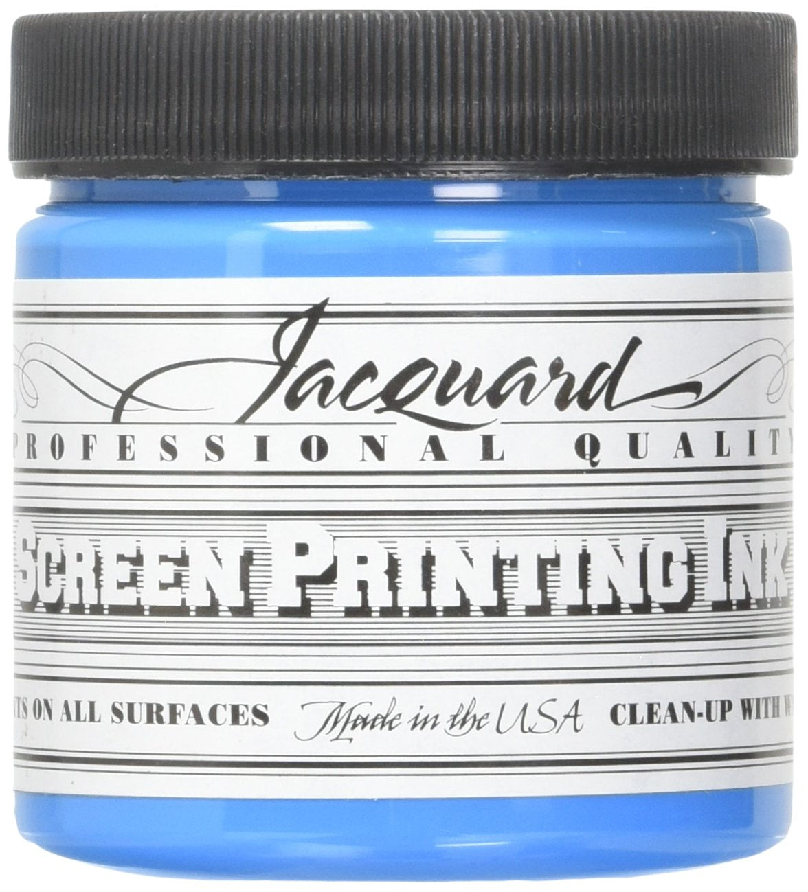 Jacquard Professional Screen Print Ink, Water-Soluable, 4oz Jar, Sky Blue (109)