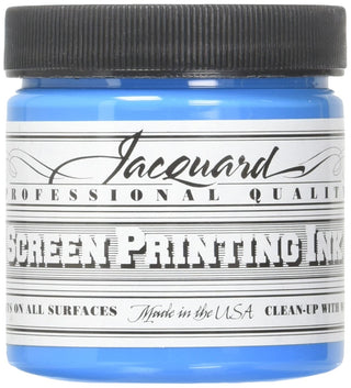 Jacquard Professional Screen Print Ink, Water-Soluable, 4oz Jar, Sky Blue (109)