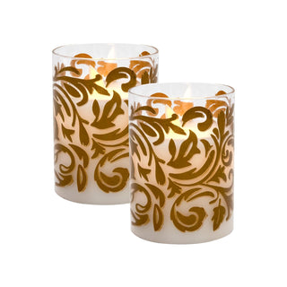 Lumabase Lamp, 3 inches diameter, 4 inches height, Gold