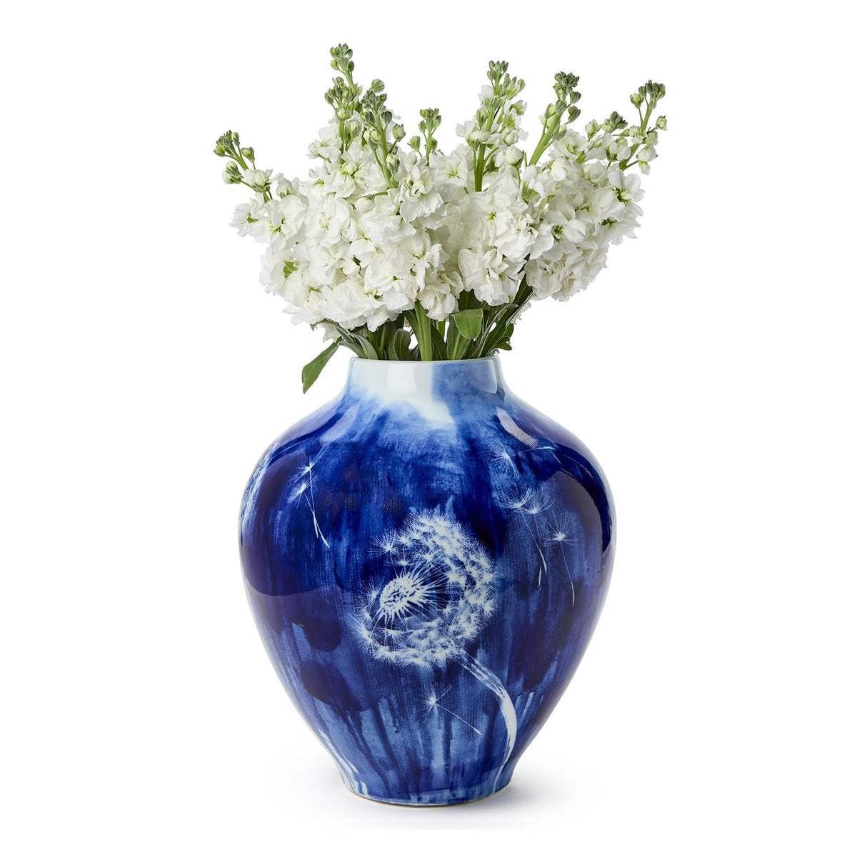 Two's Company Vase, 14-Inch, Blue