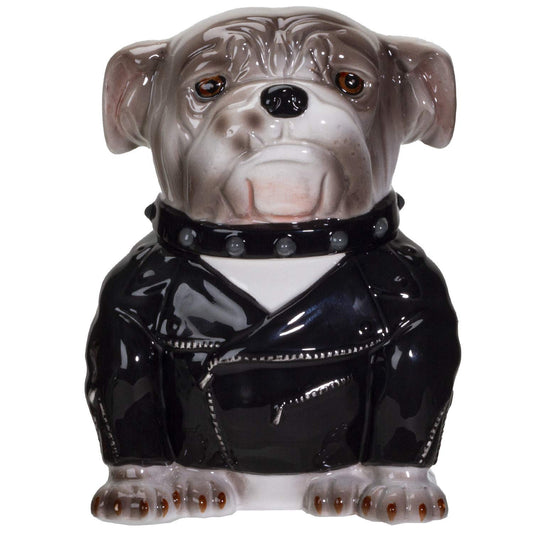 Pacific Trading Giftware Rocker Bulldog Ceramic Cookie Jar