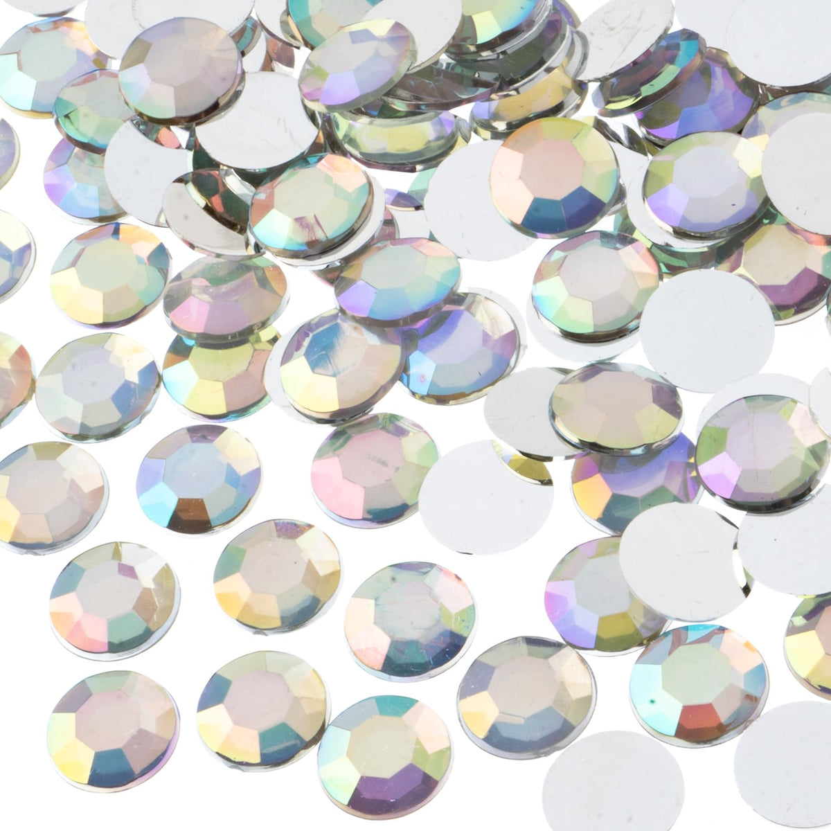 John Bead Craft Bead, 12mm (SS50), Crystal AB