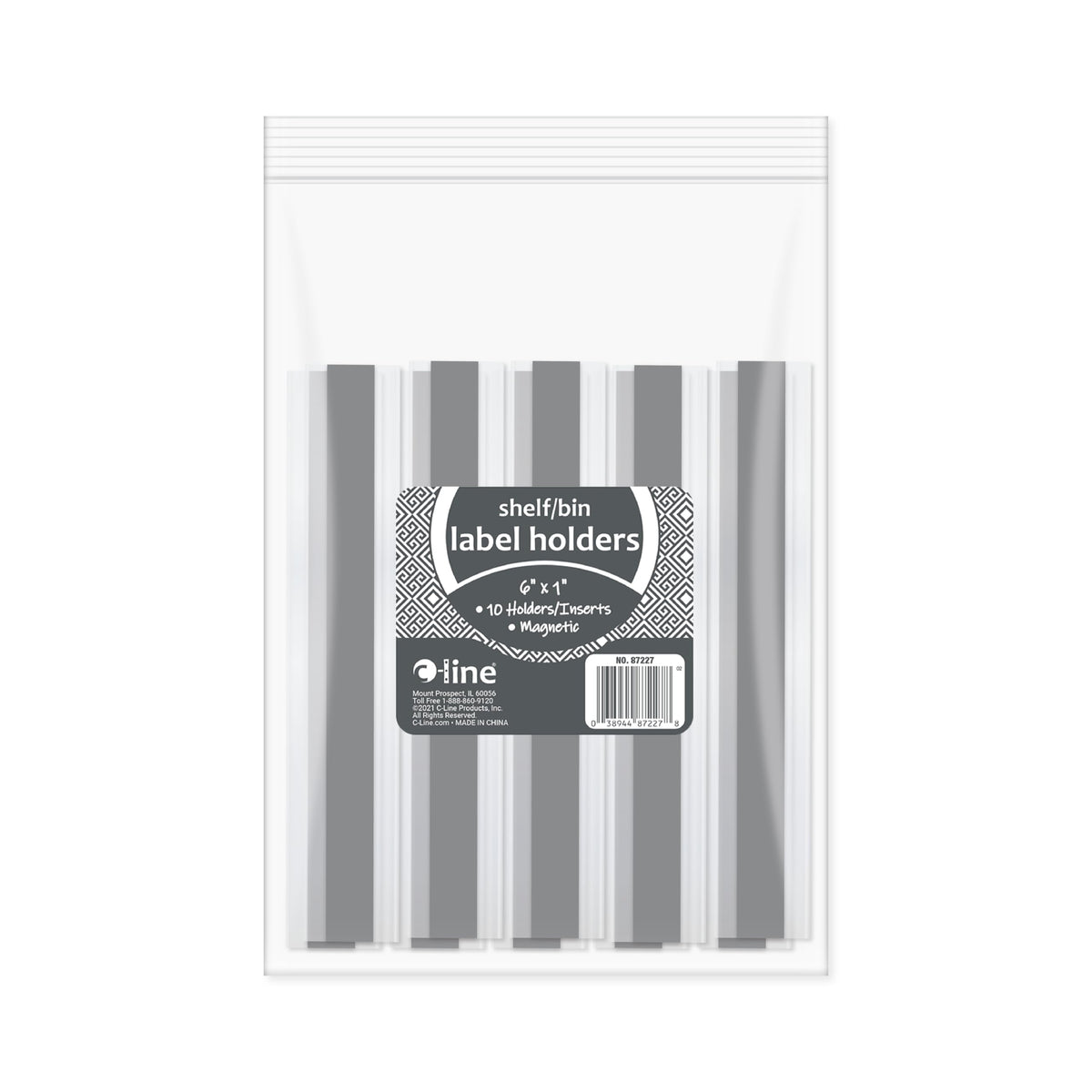 C-Line Label, 1x6 Inches, Clear