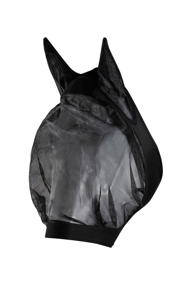 HORZE Quick Pull Over Fly Mask with Elastic Cob/C Black