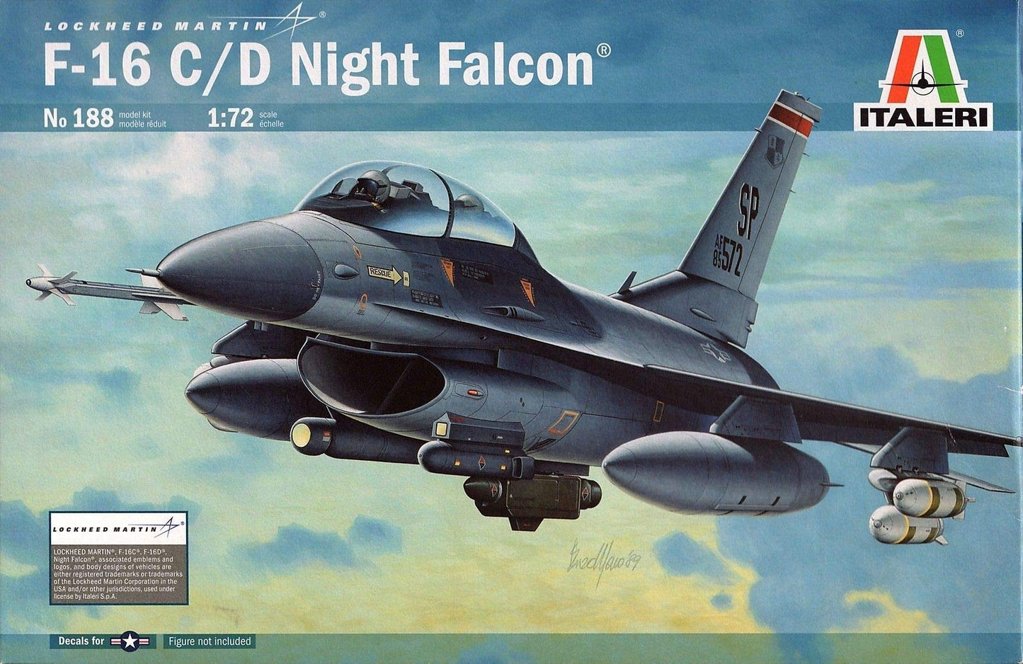 MRC 1:72 F-16, C/D Night Falcon
