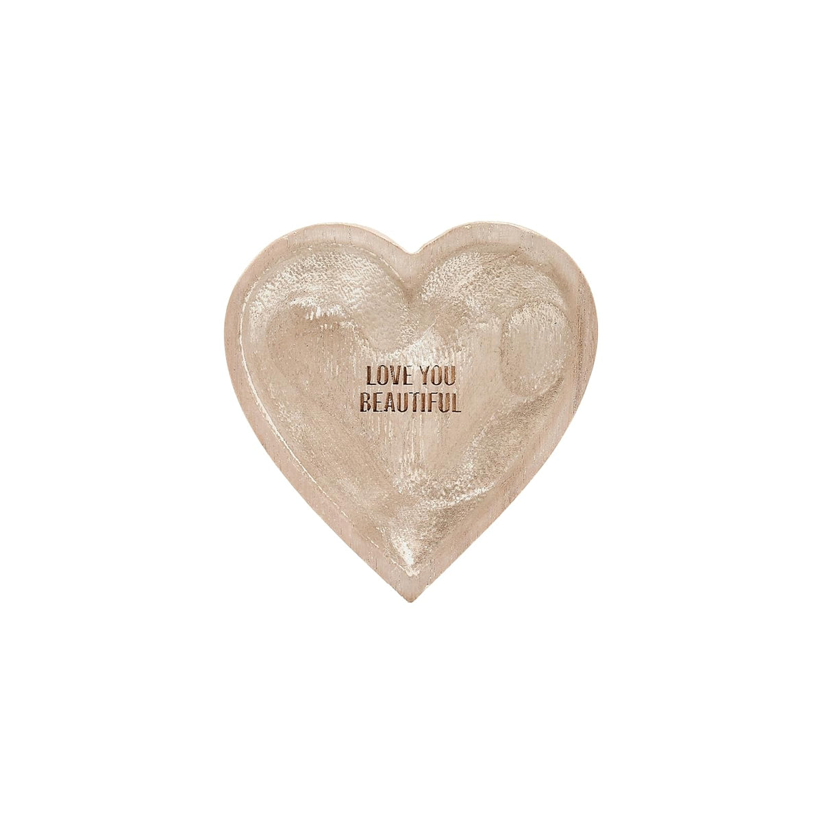 Pavilion Gift Company Tray, 4" x 4" x 0.8", Beige, Brown